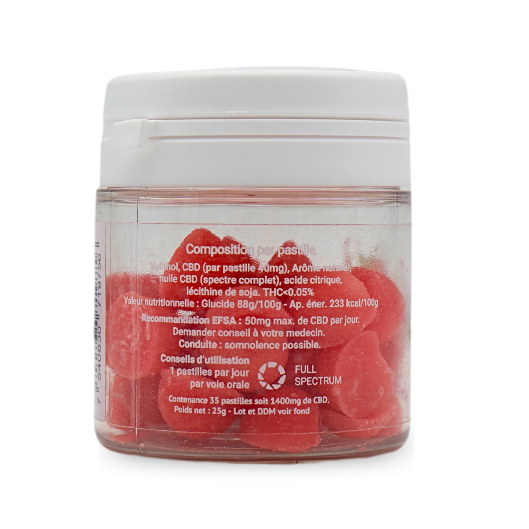 Bonbons 1400mg CBD - Aardbei