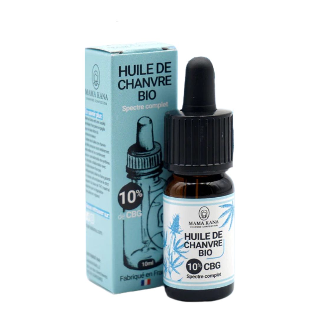 Organic Hemp oil CBG 10%.