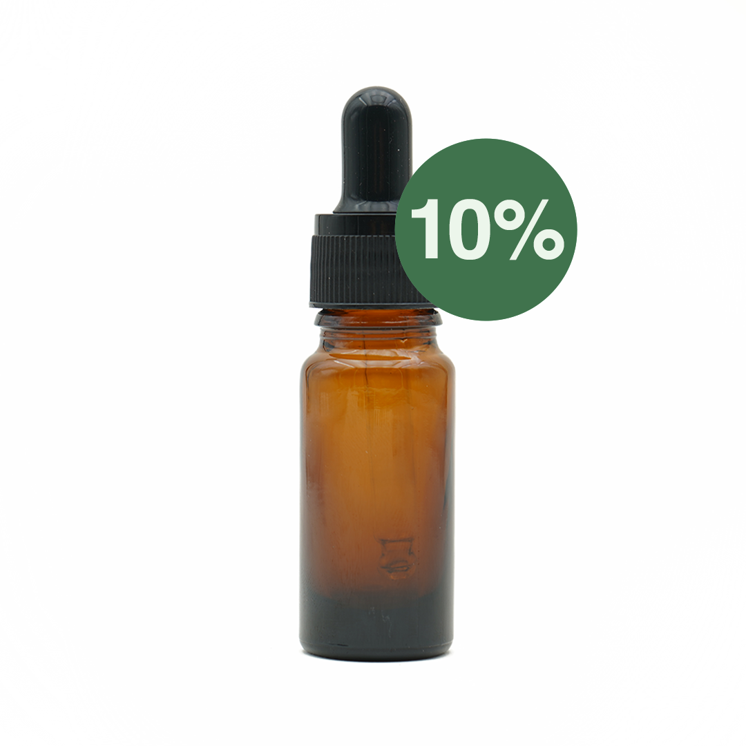 Óleo de cânhamo orgânico CBD 10%.
