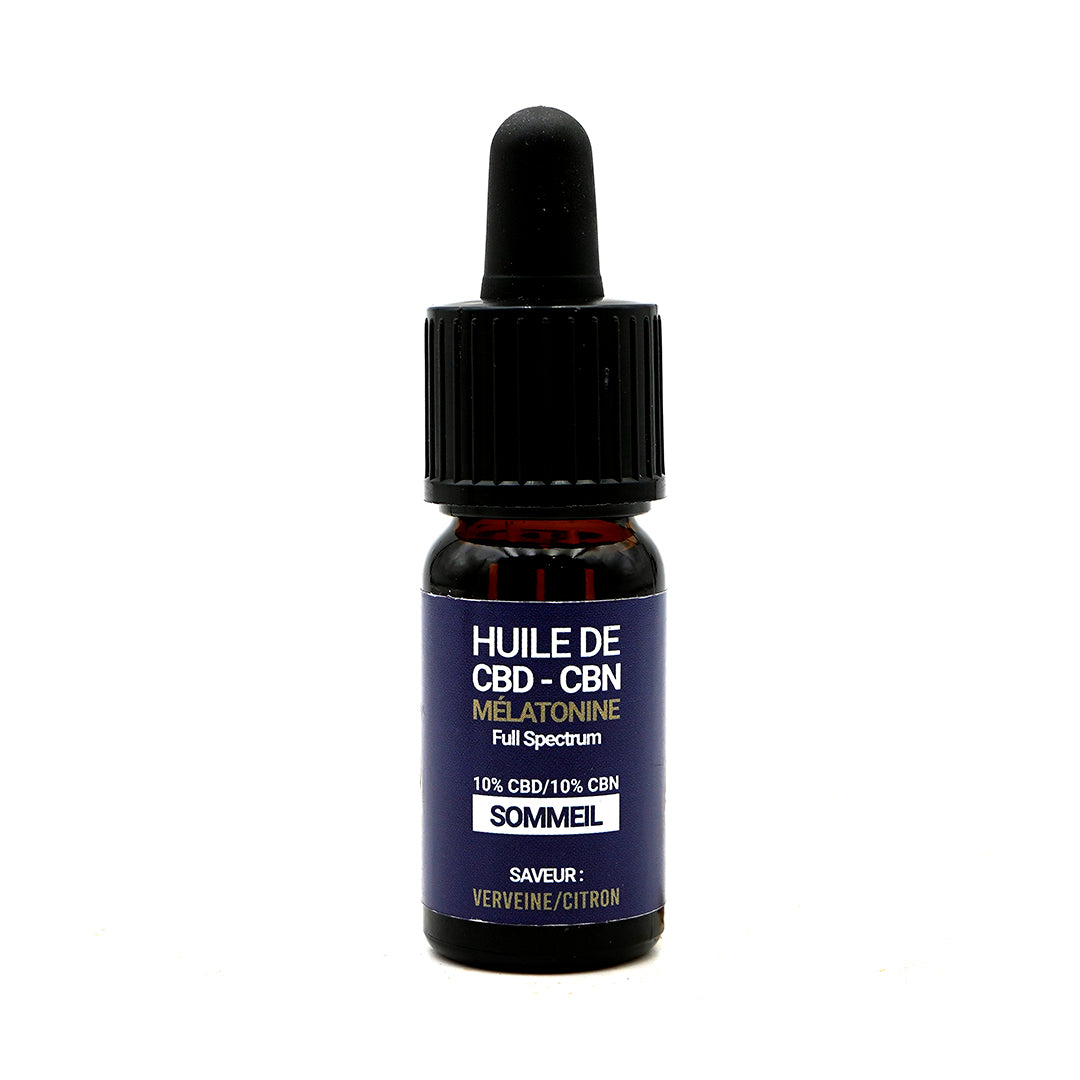 Huile de CBD 10% + CBN 10%+ Mélatonine