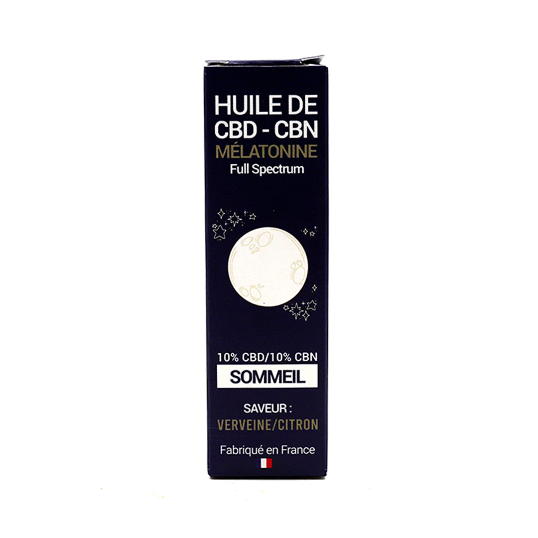 Huile de CBD 10% + CBN 10%+ Mélatonine