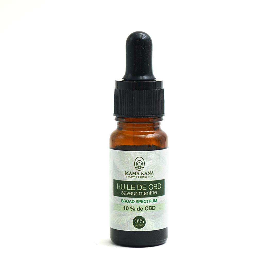Huiles de CBD 10% - Menthe