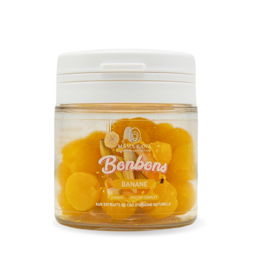 Bonbons 1400mg CBD - Banaan