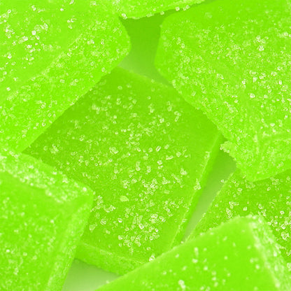 CBD 5 mg and THC 5 mg candies - Sour Diesel Apple 🍏