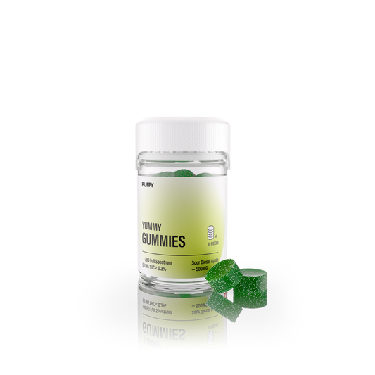 Gominolas 50mg THC - Sour Diesel Manzana