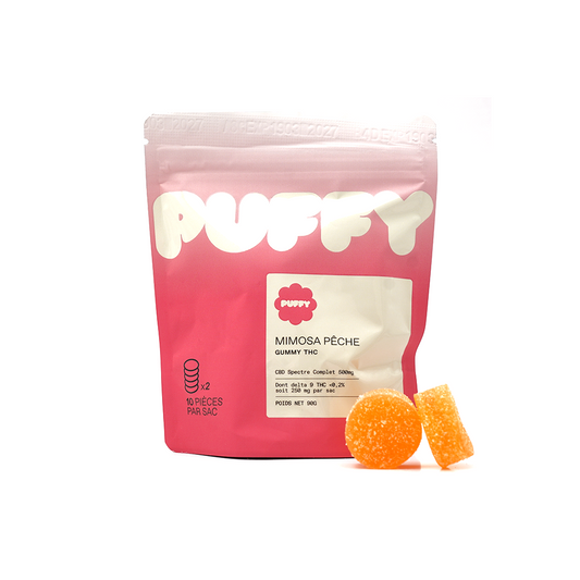 Gummies 50 mg THC - Persikka Mimosa