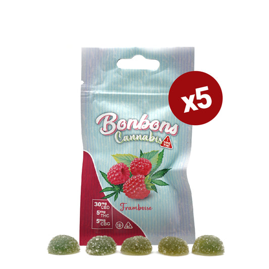 Sachets de 5 Bonbons CBD